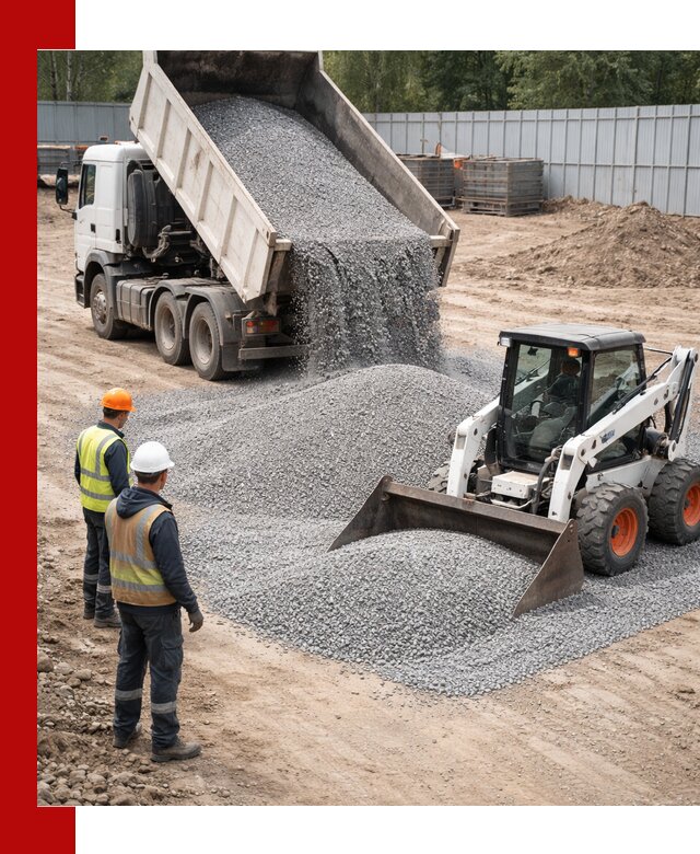 Доставка и продажа гранитного щебня фракции 0-5 в Полевском