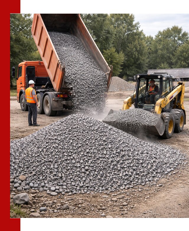 Купить гранитный щебень фракции 5–10 в Полевской с доставкой