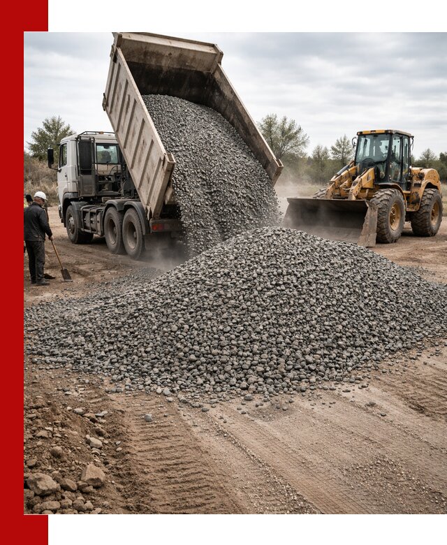Гранитный щебень фракция 10-20 с доставкой в Полевском