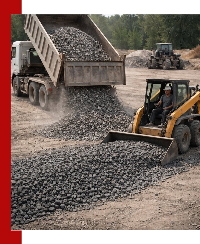 Гранитный щебень фракция 40-70 с доставкой в Полевском