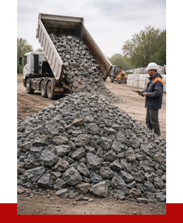 Гранитный щебень фракция 100-200 в Полевской от 4311 р. ПРОНЕРУДПлв