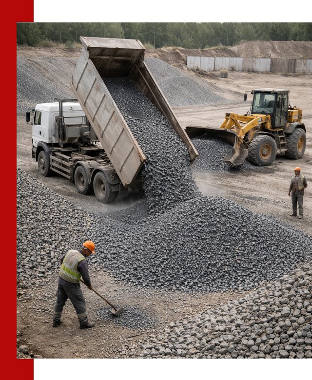 Щебень габбро-диабаз фр. 5-20 с доставкой в Полевском