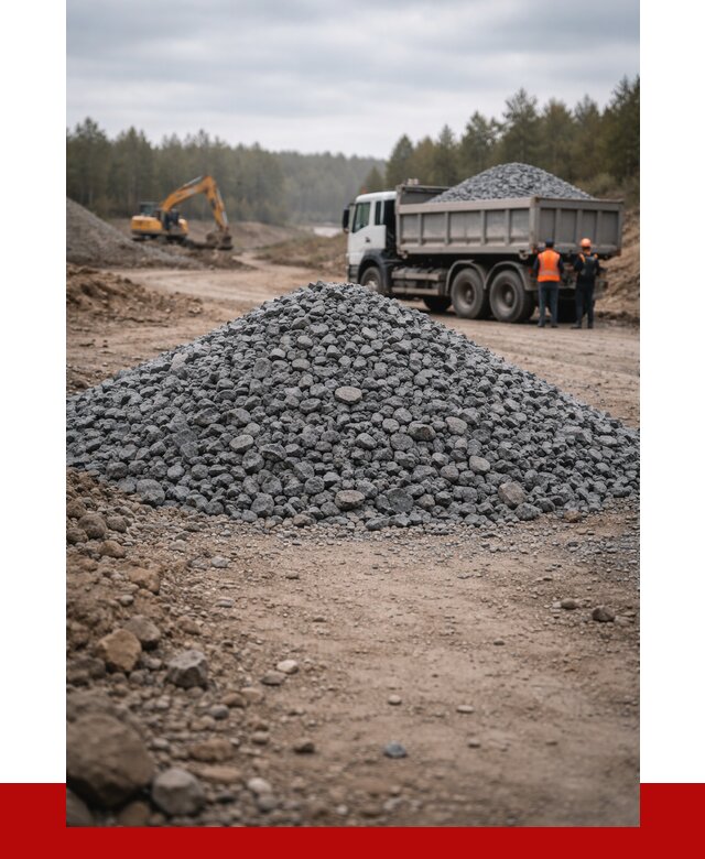 Щебень габбро диабаз фракция 40-70 в Полевском от 2258 р-ПРОНЕРУДПлв