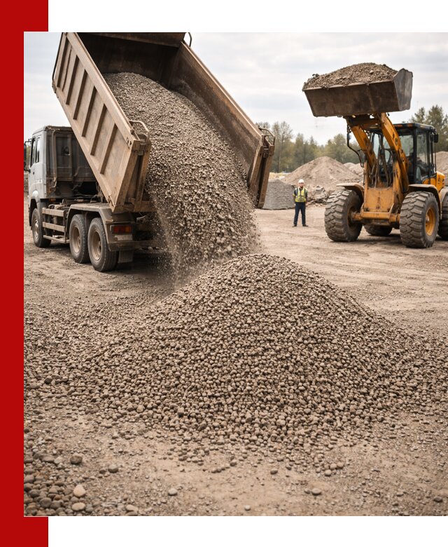 Гравийный щебень фракция 3–10 с доставкой в Полевской