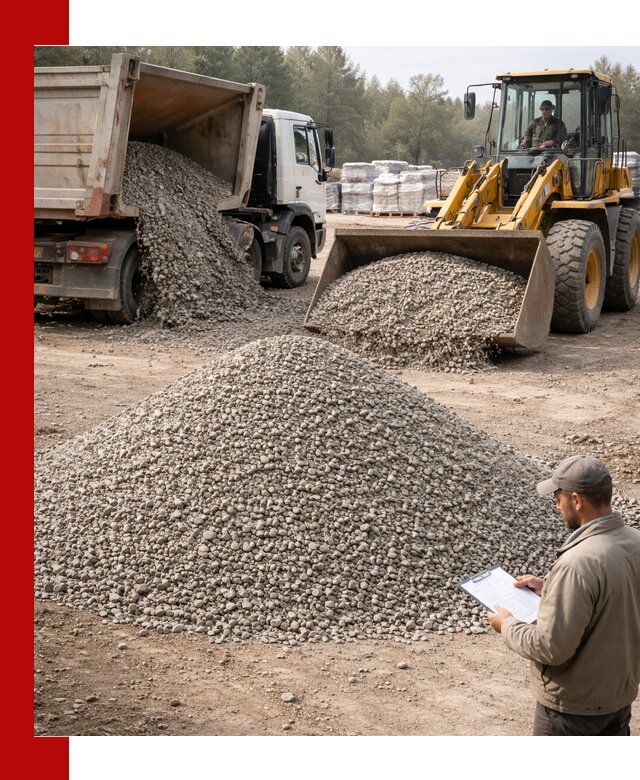 Гравийный щебень фракция 5–10 с доставкой в Полевском