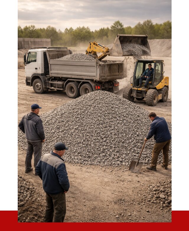 Гравийный щебень фракция 5-20 в Полевском от 2464 р. ПРОНЕРУДПлв