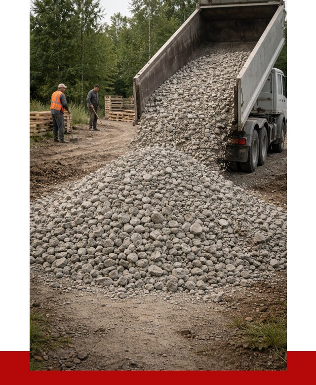 гравийный щебень фракция 70-120 в Полевском от 2515 р. ПРОНЕРУДПлв