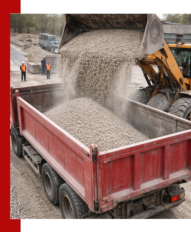 Купить известняковый щебень фракции 0-5 с доставкой в Полевском