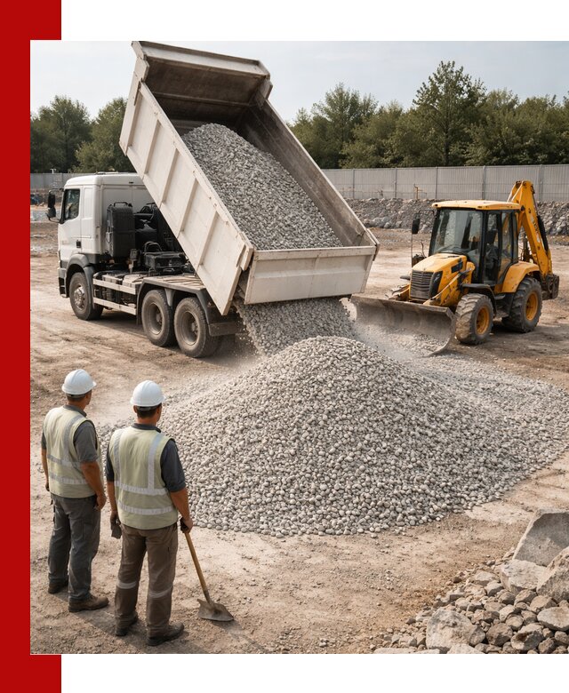 Купить известняковый щебень фракции 5–10 мм с доставкой в Полевской