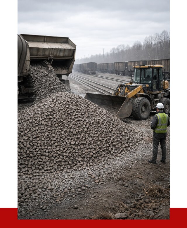 Купить железнодорожный щебень в Полевском от 2874 р. | ПРОНЕРУДПлв