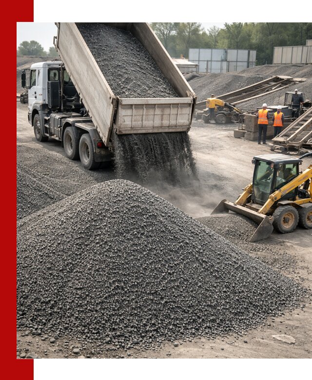 Вторичный щебень фракция 0–5 с доставкой в Полевской