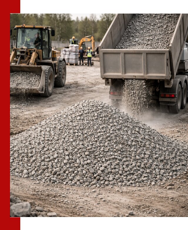 Вторичный щебень фракции 5-20 в Полевском — доставка и продажа крупнотоннажно