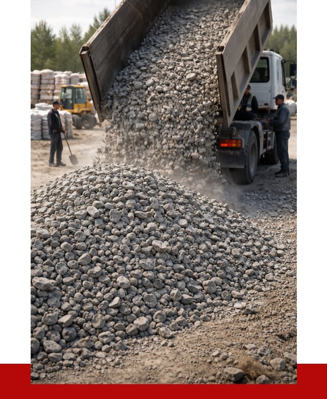 Бетонный щебень фракция 40-70 в Полевской от 1848 р. ПРОНЕРУДПлв