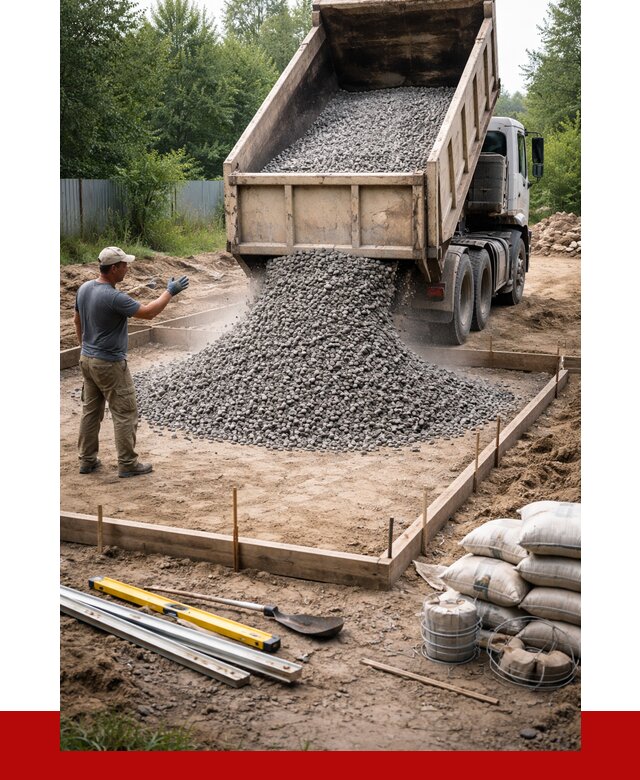 Купить щебень для фундамента в Полевском от 4619 р. | ПРОНЕРУДПлв