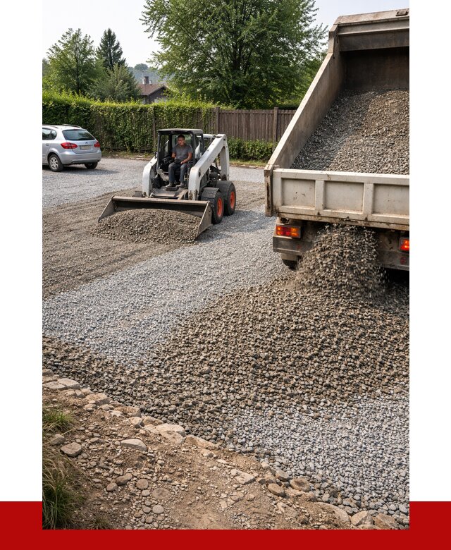 Щебень для парковки в Полевском с доставкой от 1232 р.| ПРОНЕРУДПлв