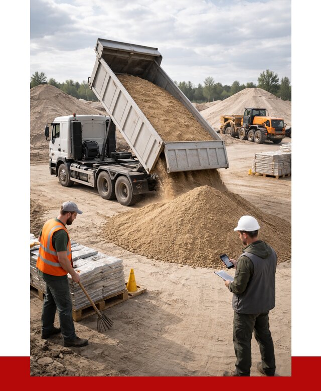 Карьерный песок с доставкой в Полевском от 3695 р. ПРОНЕРУДПлв