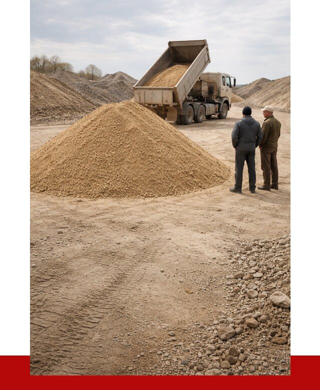 Карьерный песок крупнозернистый в Полевской от 8725 р | ПРОНЕРУДПлв