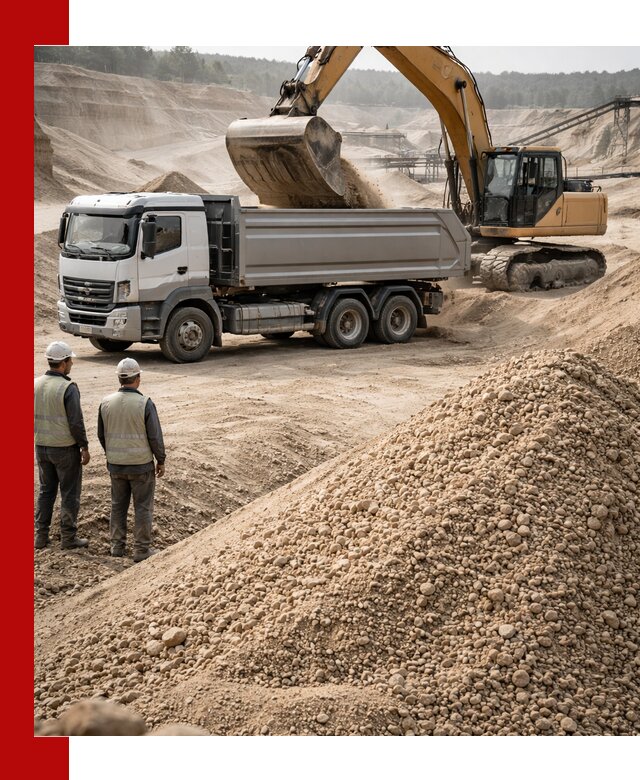 Карьерный крупнозернистый песок с доставкой в Полевской