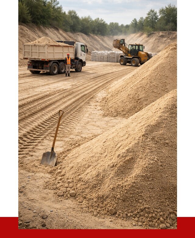 Карьерный песок мелкозернистый в Полевском от 9239 р. | ПРОНЕРУДПлв