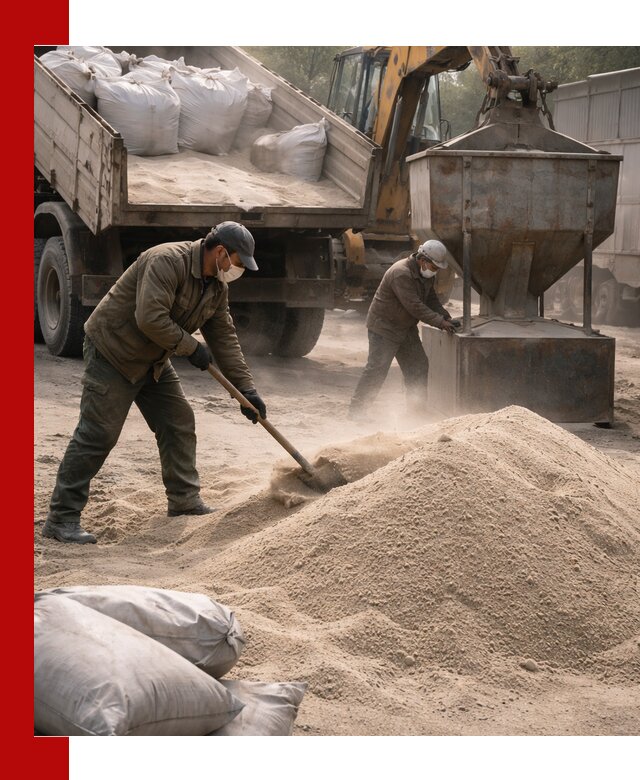 Кварцевый песок для пескоструя в Полевской — доставка и качество