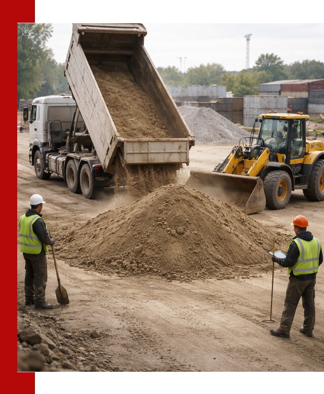 Доставка и продажа пескогрунта оптом и в розницу в Полевском