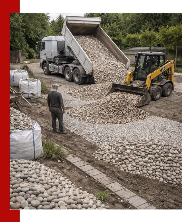 Доставка морской гальки оптом и в розницу в Полевском