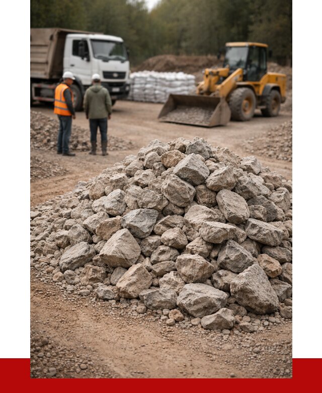 Купить бутовый камень с доставкой в Полевском от 2361 р. | ПРОНЕРУДПлв