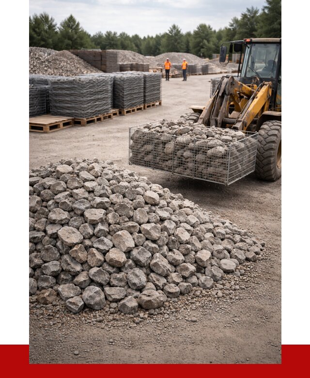 Камень для габионов фракция 70-150 в Полевской от 4311 р. | ПРОНЕРУДПлв