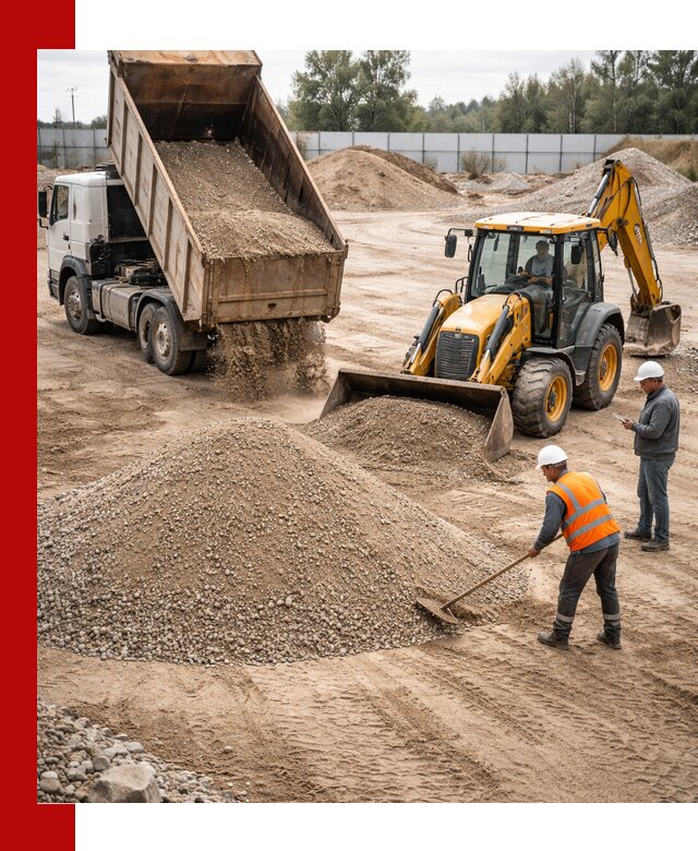 Поставка и доставка ПГС С4 в мешках и самосвалах в Полевском