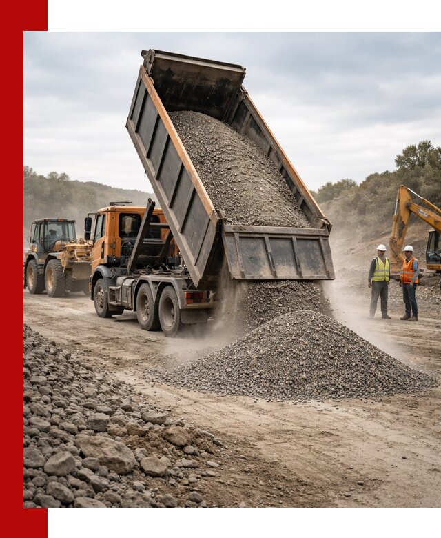 Щебёночно-песчаная смесь ЩПС С1 с доставкой в Полевском