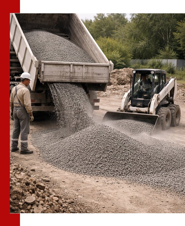 Доставка гравийного отсева 0-5 в Полевском оптом и в розницу