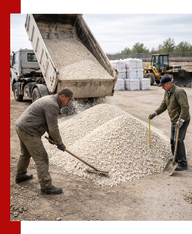Мраморная крошка с доставкой и разгрузкой в Полевском