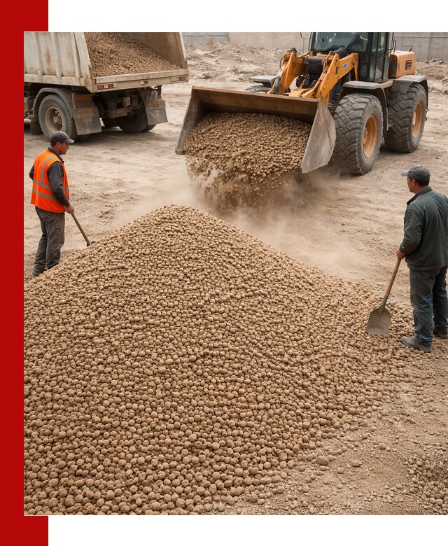 Керамзит фракция 10-20 с доставкой в Полевском