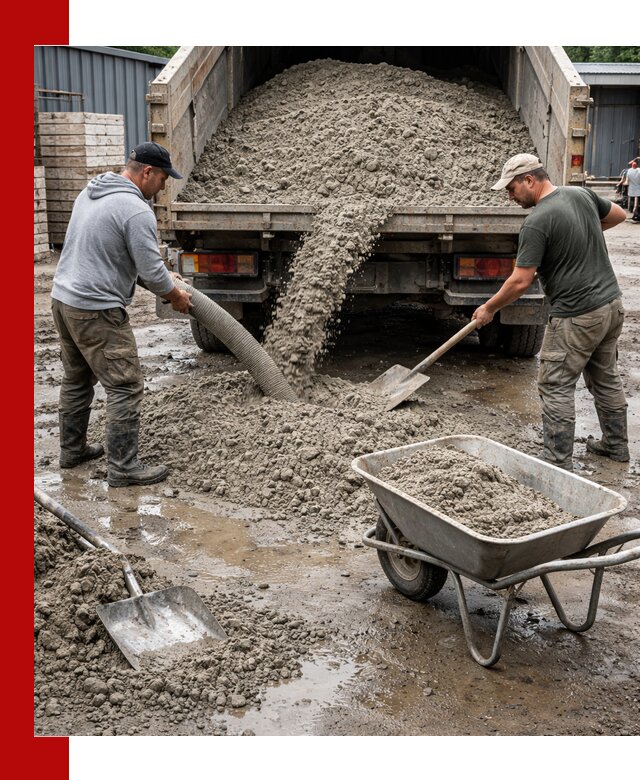 Цементно-песчаная смесь М150 доставка в Полевском