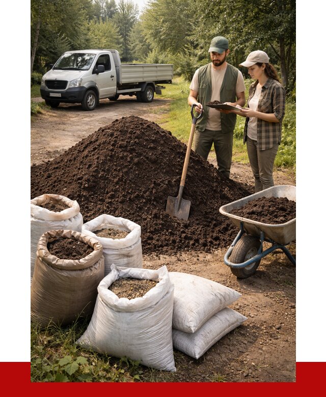 Купить грунт с доставкой в Полевском от 4619 р. за м3 | ПРОНЕРУДПлв