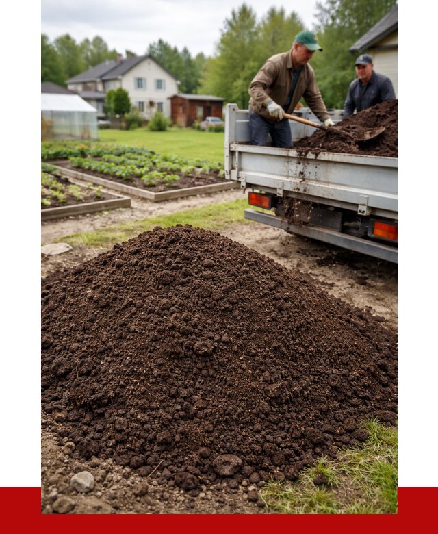 Плодородный грунт в Полевском с доставкой от 4311 р. | ПРОНЕРУДПлв