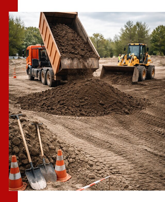 Поставка и доставка планировочного грунта в Полевском