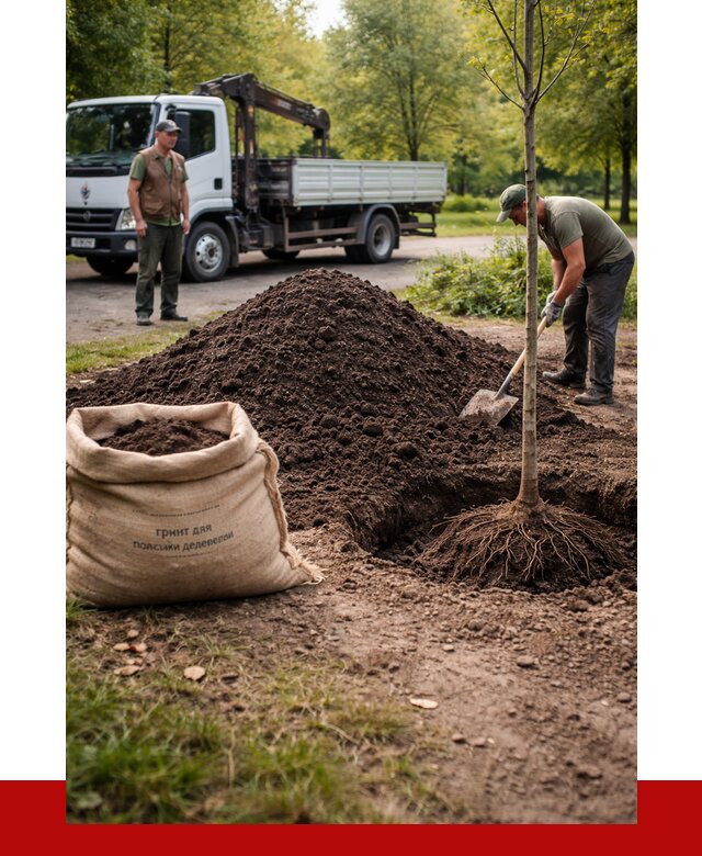Грунт для посадки деревьев в Полевском от 1232 р. | ПРОНЕРУДПлв