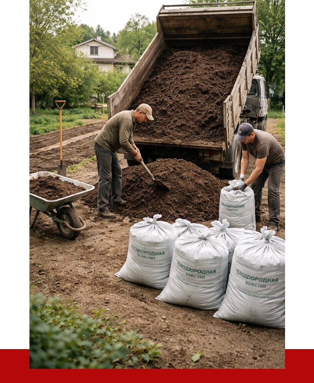 Плодородная смесь в Полевском от 4311 р./куб с доставкой | ПРОНЕРУДПлв