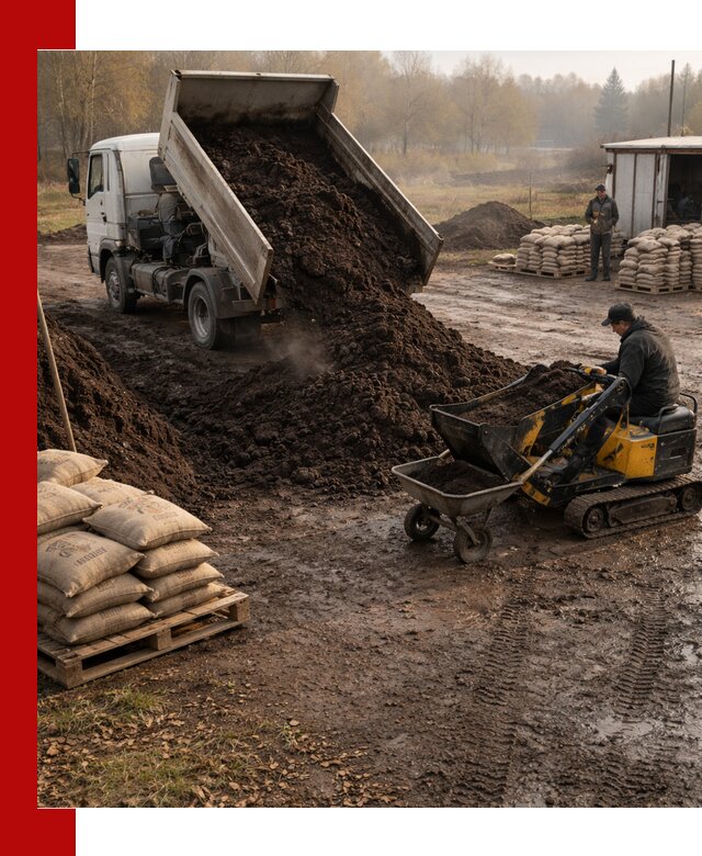 Кислый торф в доставке по выгодным ценам в Полевском