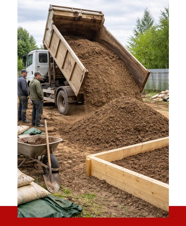 Торфо песчаная смесь в Полевском с доставкой от 1899 р. | ПРОНЕРУДПлв