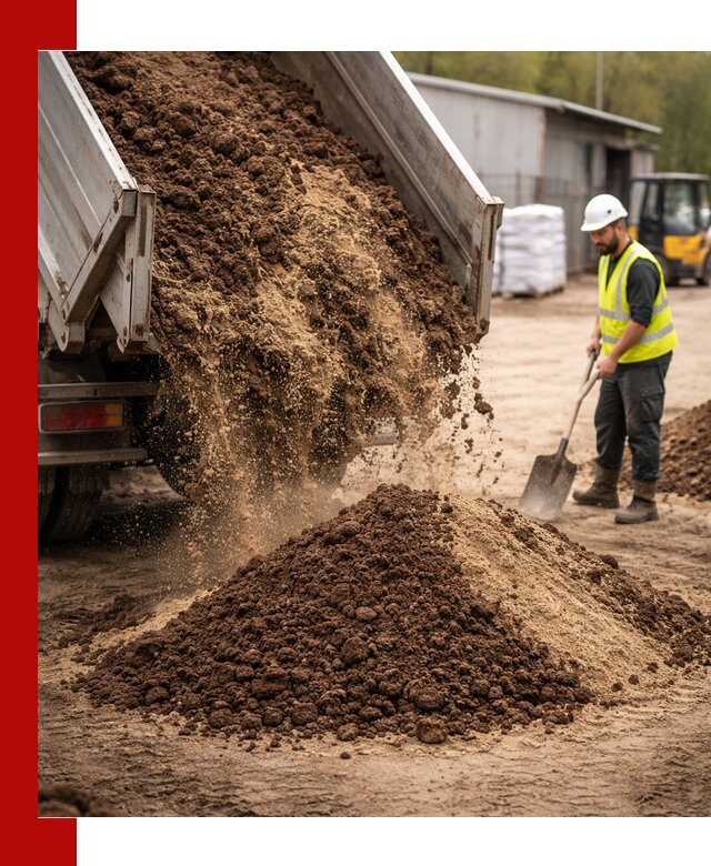 Доставка торфо-песчаной смеси в Полевском для строительства и озеленения