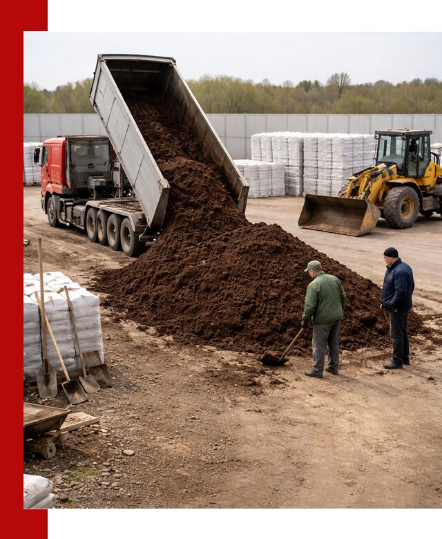 Доставка торфяных смесей оптом и в розницу в Полевском