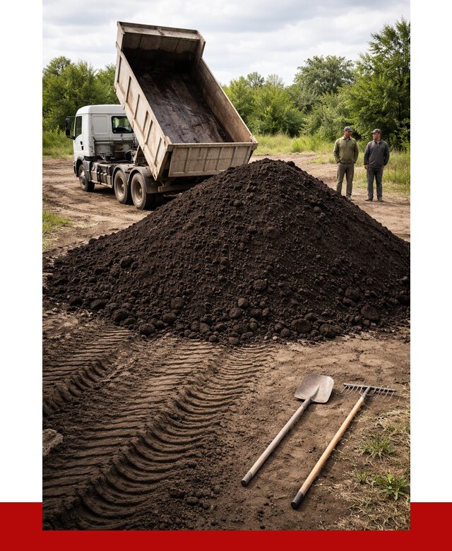 Купить чернозем навалом в Полевском от 1232 р. за куб | ПРОНЕРУДПлв