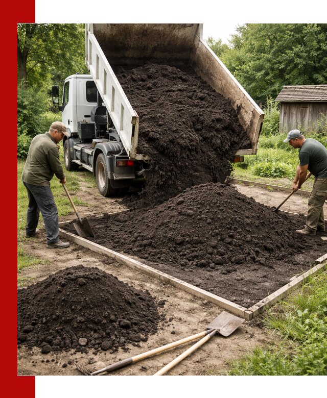 Купить чистый чернозем для огорода с доставкой в Полевском