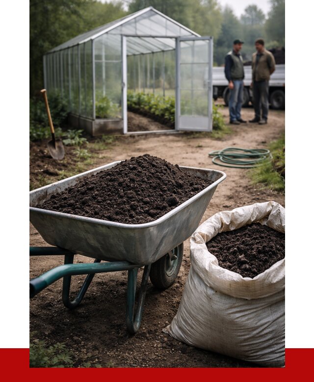 Чернозем для теплицы в Полевском с доставкой от 1540 р. | ПРОНЕРУДПлв