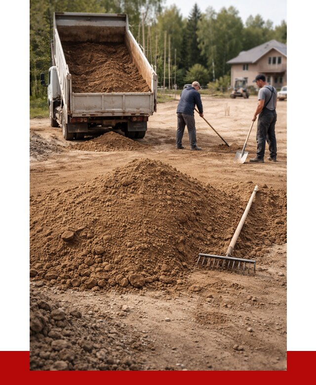 Суглинок для планировки в Полевском с доставкой от 4311 р. | ПРОНЕРУДПлв