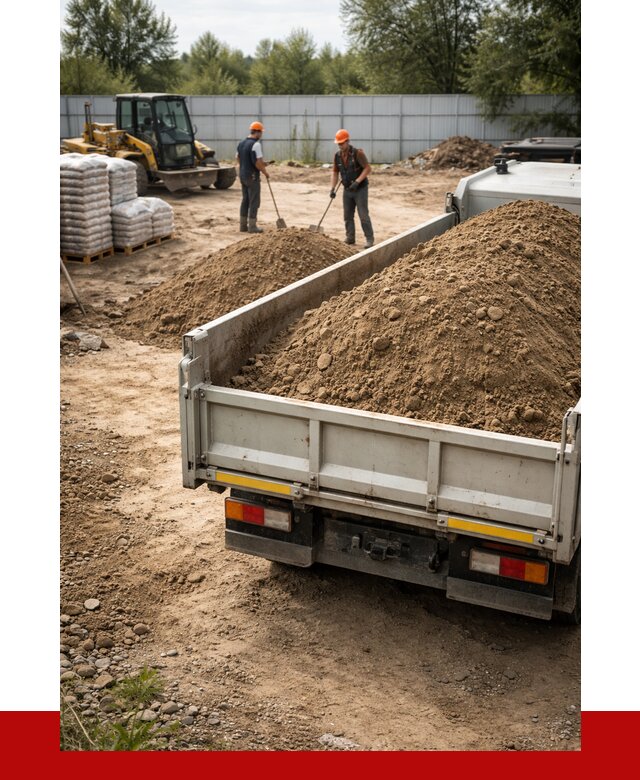 Супесь с доставкой в Полевском от 2515 р. за куб | ПРОНЕРУДПлв
