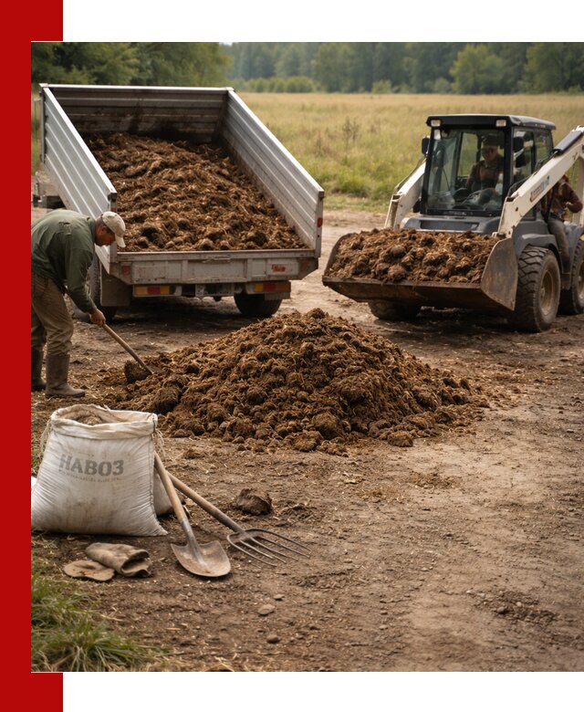 Доставка конского навоза в Полевском с разгрузкой и доставкой на объект