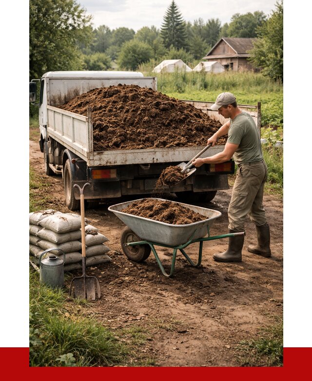 Купить коровий навоз с доставкой в Полевском от 1848 р. | ПРОНЕРУДПлв